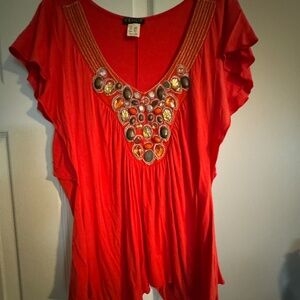 Reduced! Womans Embellished Top XL by Venus